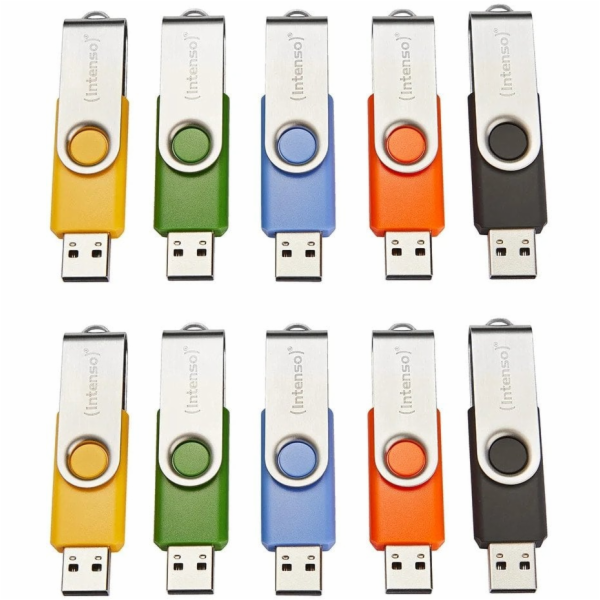 Intenso USB flash disk 2.0 4GB Basic Line, balení 10 kusů