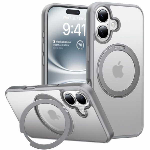 Torras OSTAND PRO ŘADA IPHONE 16 TITANIUM ŠEDÝ