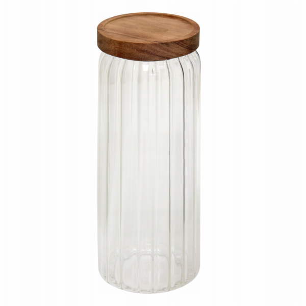 5five Nádoba na špagety HARMONY, drážkované sklo, 1,3 l