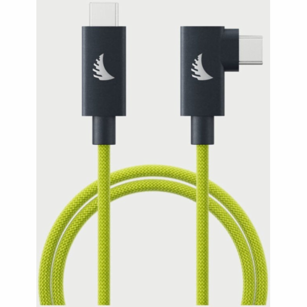 PNY Kabel USB-C - USB-C 0,3 m, limetkově zelený