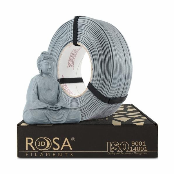 ROSA3D Filament ReFill PLA-CF Matt, kámenově šedý, 1,75 m...