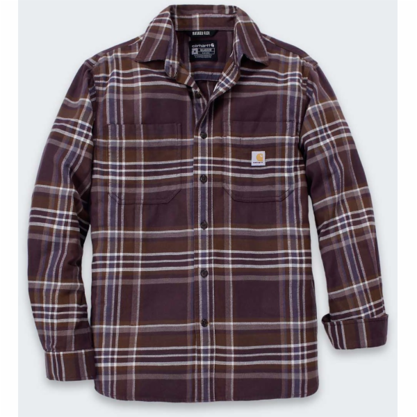 Carhartt Košile Midweight Pleid TMAVĚ SE Flanel