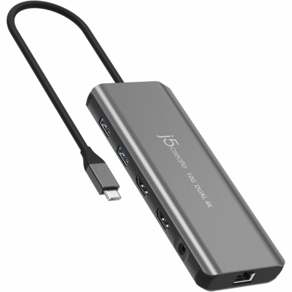 j5create JCD398-N Kabelová dokovací stanice USB 3.2 Gen 2...