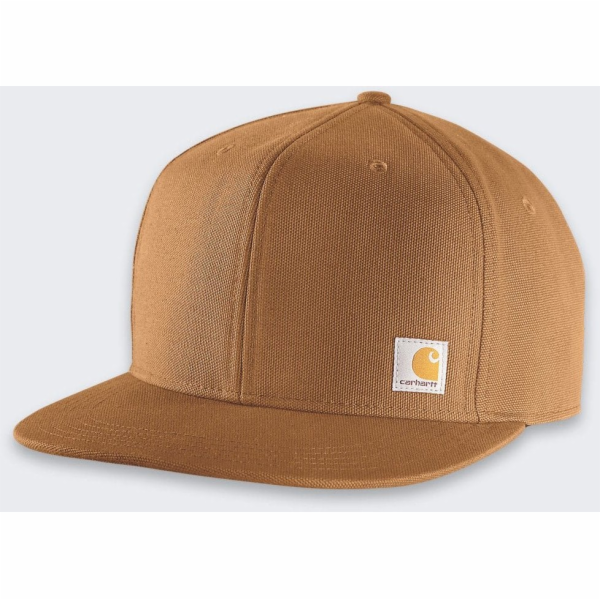 Carhartt Hnědá plochá kšiltovka Force Duck