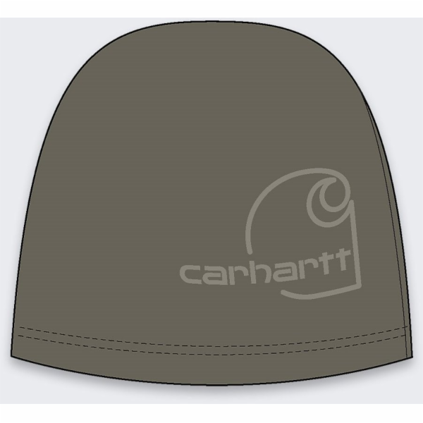 Carhartt Flísová čepice s raženým vzorem v barvě Dusty Olive
