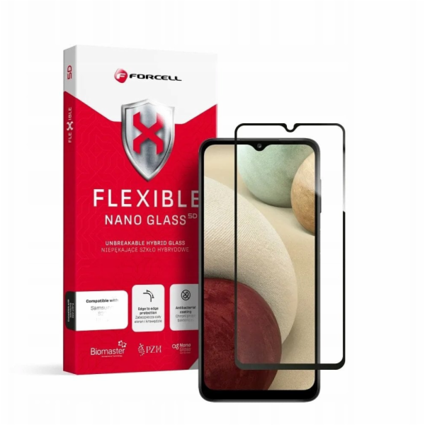 ForCell Hybridní sklo pro Samsung A12 Flexible 5D černé