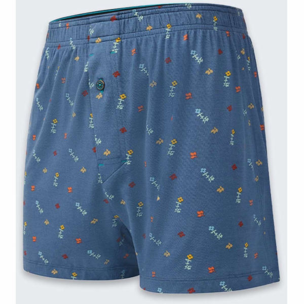 NORMANN Boxerky Stance Petal Whimpsy Boxerky SEABLUE