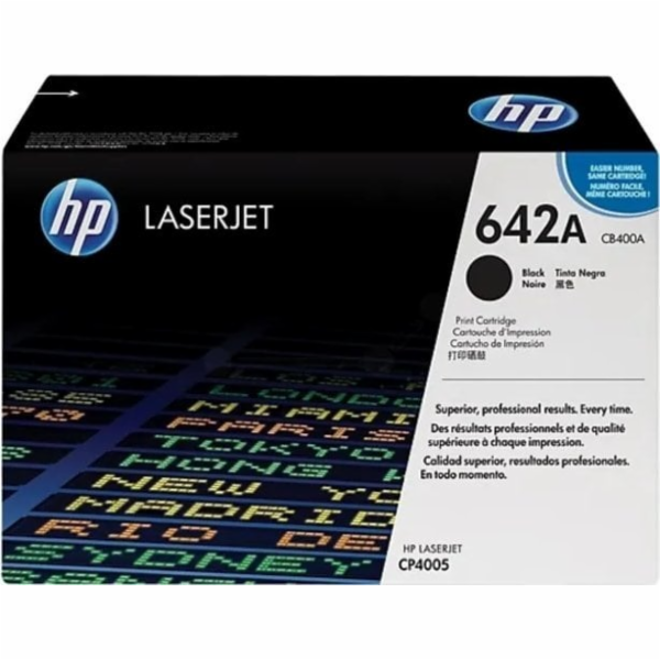 HP Originální černý toner 642A (CB400A)
