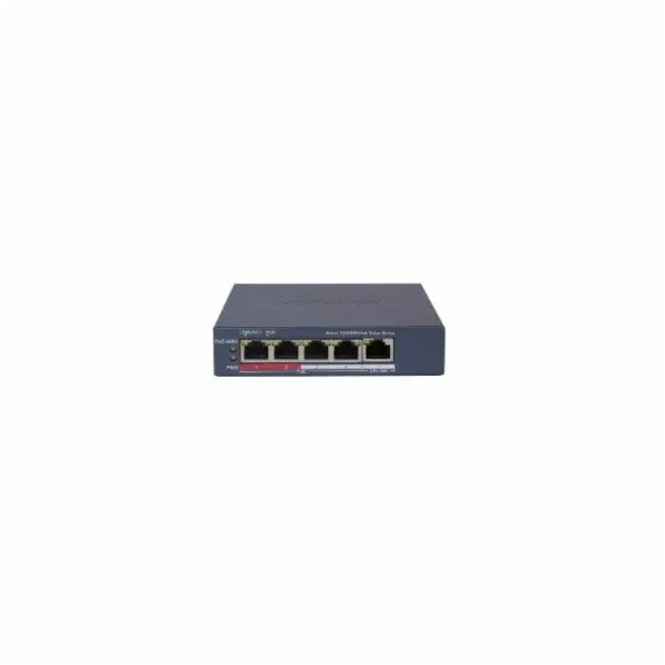 Hikvision PoE přepínač DS-3E1105P-EI/M-V2 4portový