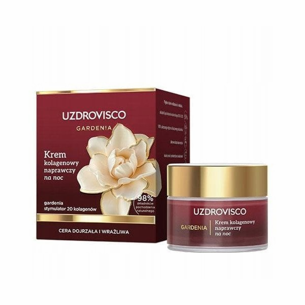 Dermika UZDROVISCO_Gardenia noční krém pro obnovu kolagen...