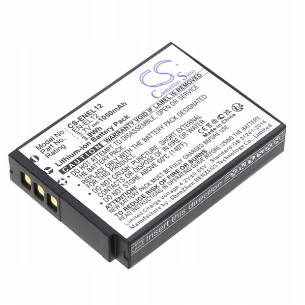 Cameron Sino Dobíjecí baterie typu En-el12 Enel12 pro Nik...