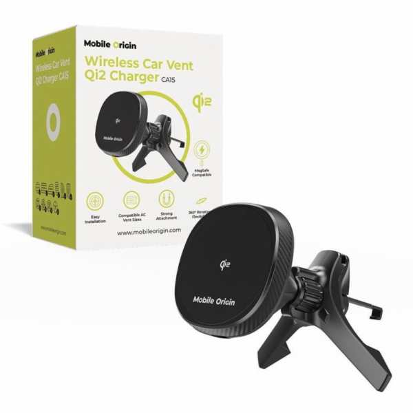 Mobile Origin Bezdrátová nabíječka do auta Qi2 CA15