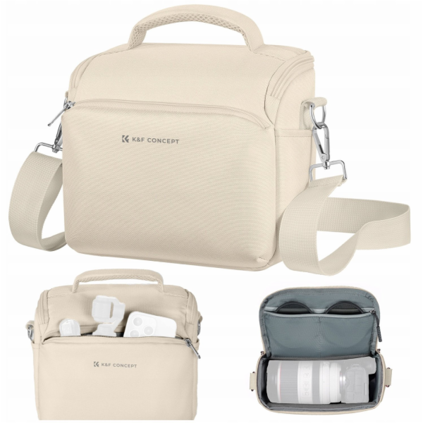 Kf Fotografická brašna, pouzdro, popruh na fotoaparát pro...