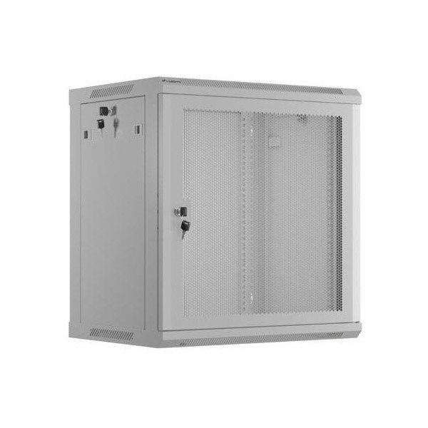 Lanberg Nástěnná racková skříň 19 12U 600X450 šedá perfor...