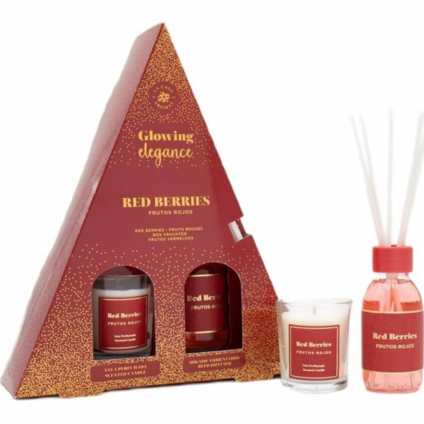 Beliani Glowing Elegance sada vonných difuzérů s vonnými ...