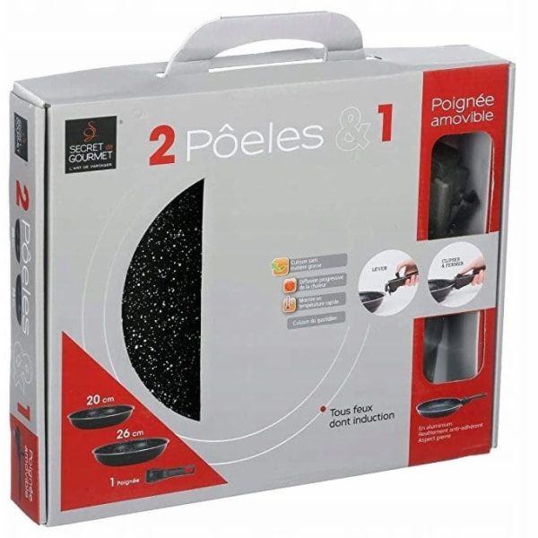 5five&nbsp;Pánve&nbsp;s&nbsp;kamenným&nbsp;povlakem&nbsp;a&nbsp;odnímatelnou&nbsp;rukojetí,&nbsp;...