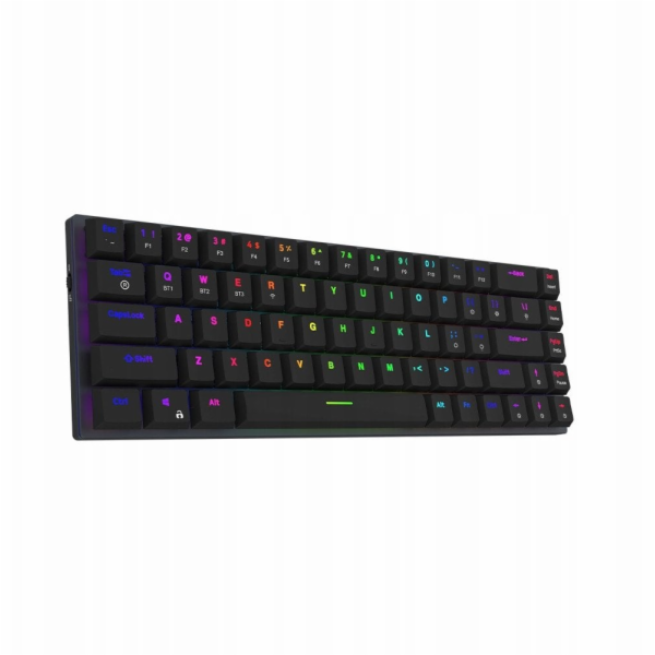 AQIRYS Mechanická klávesnice 65 %/68 kláves, duální režim...