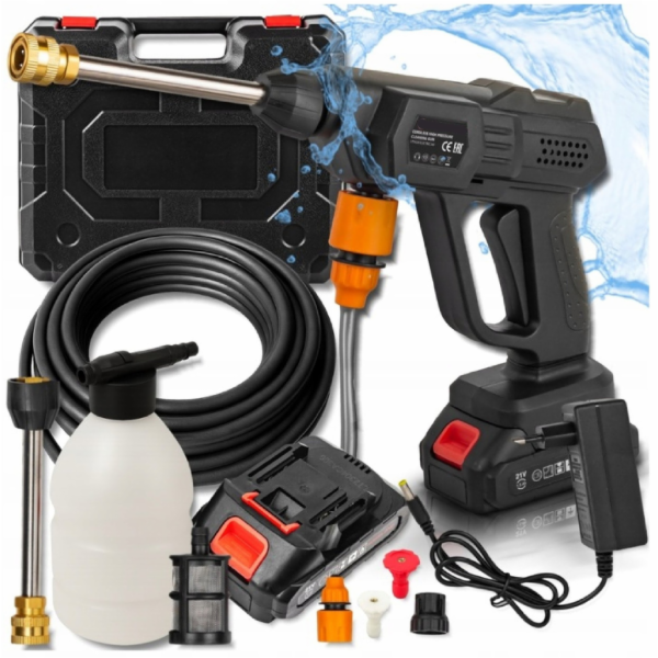 Stanley Akumulátorový tlakový čistič 15 barů, 21 V, 1500 mAh