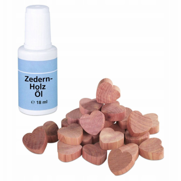 Maximex Dřevěná srdíčka pro vonné oleje