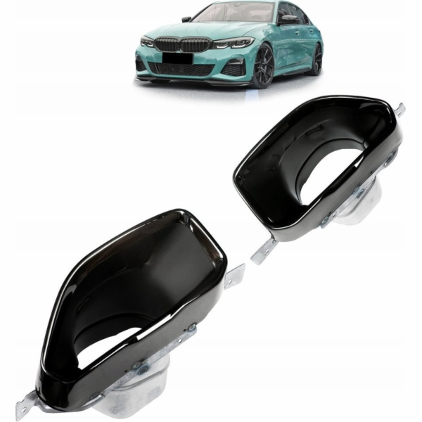 MTuning Černé koncovky tlumiče výfuku BMW řady 3 (G20) Se...