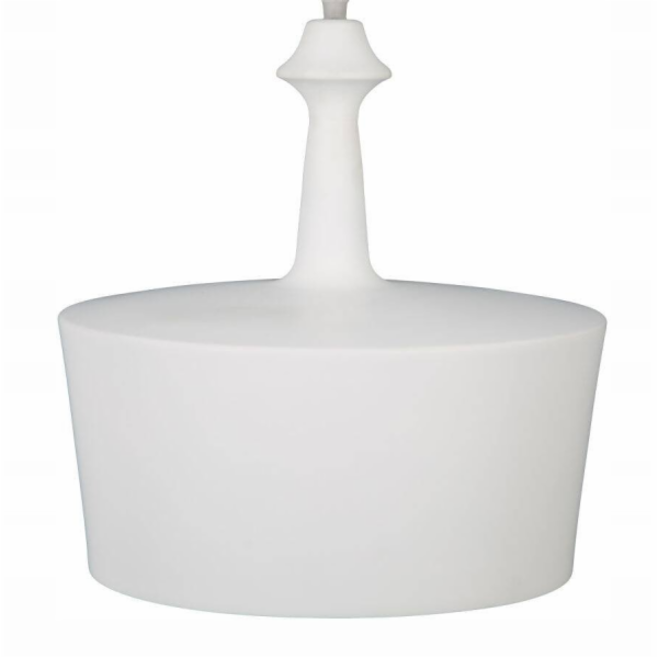 Bigbuy Home Stropní lampa, závěsná, bílá, O 31 cm