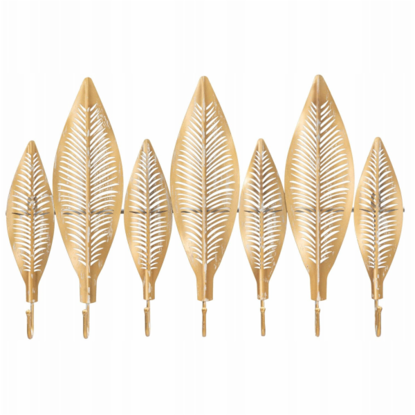 5five Věšák do předsíně, vzor listů, 7 háčků