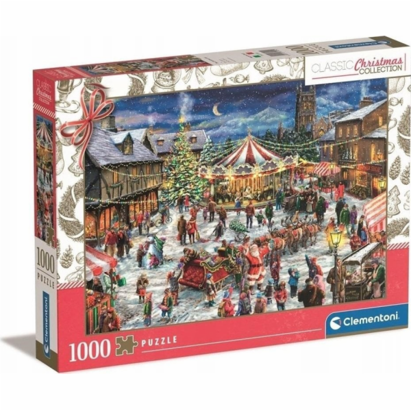 Clementoni CLE puzzle 1000 Vánoční jarmark 81505