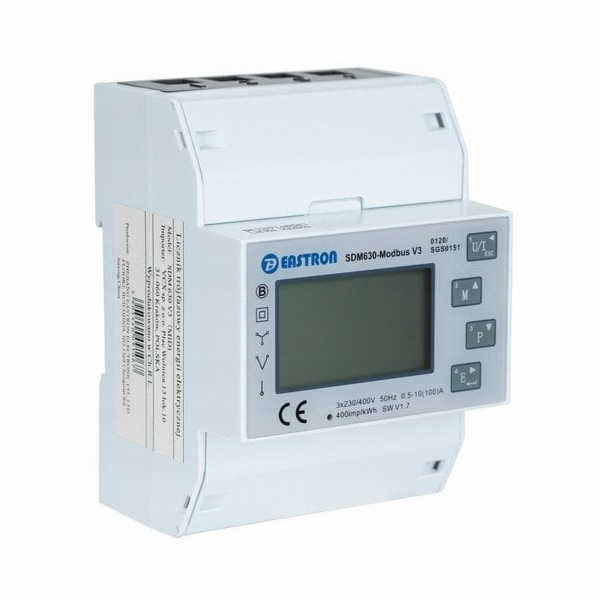 VCX Třífázový elektroměr SDM 630 MODBUS V3