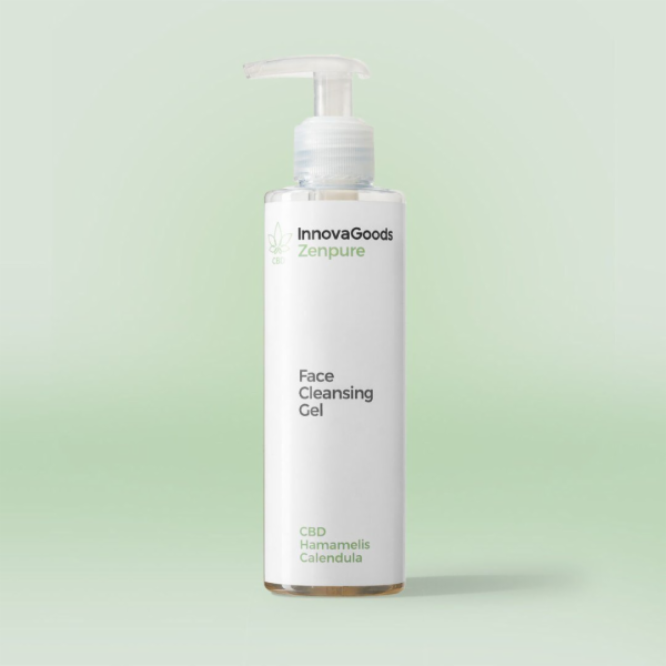 InnovaGoods Zenpure CBD čisticí gel na obličej 200 ml