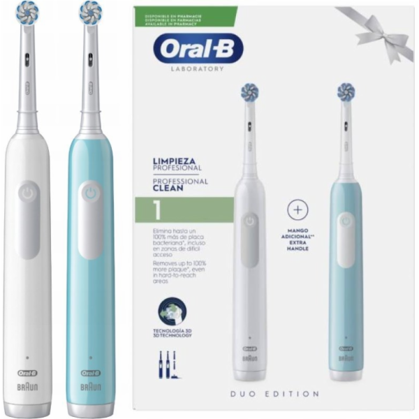 Oral-B Zubní kartáček Pro Duo CrossAction černo-modrý