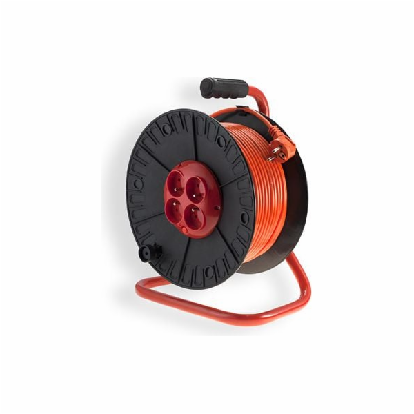 Elgotech OMY 4 x GS oranžový prodlužovací kabel na cívce ...