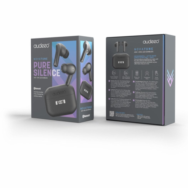 Audeeo Sluchátka Novatune TWS (černá)