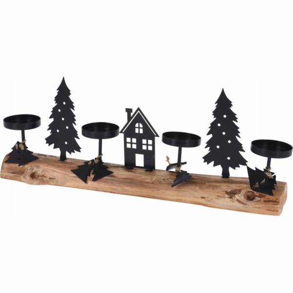 Home Styling Collection Svícen na čajové skříně se zimní ...