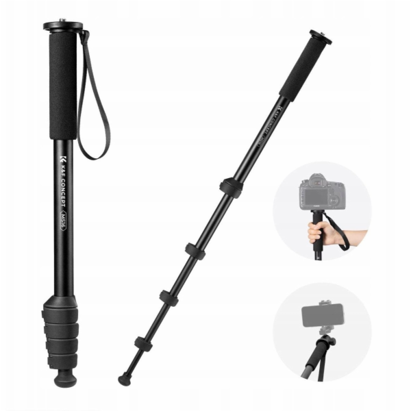 Kf Monopod 2v1 pro DSLR fotoaparát/kameru 1/4 10kg 160cm ...