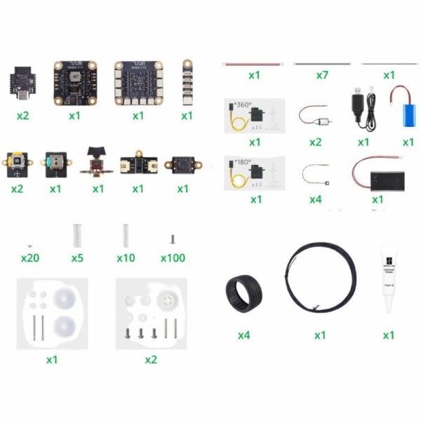 BambuLab CyberBrick Beginner Hardware Kit - ZK004 - sada ...
