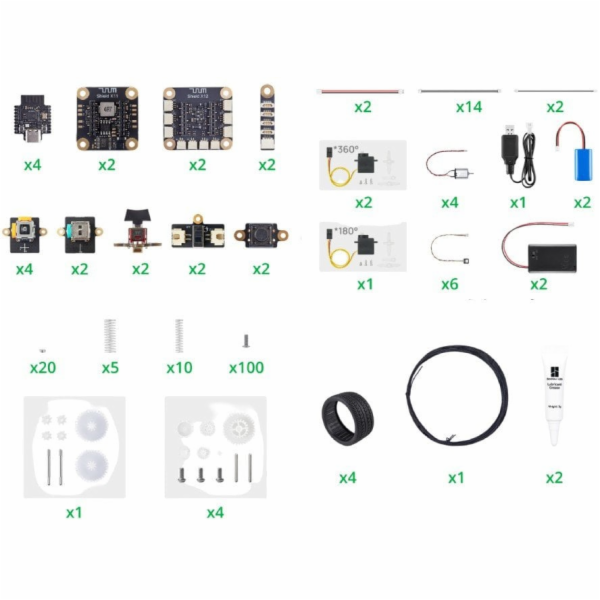 BambuLab CyberBrick Ultimate Hardware Kit - ZK003 - sada ...