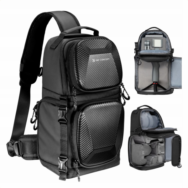 Kf K&F 10L Sling Crossbody fotobatoh pro digitální zrcadl...