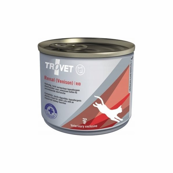 TROVET Renal RID Venison - mokré krmivo pro kočky - 200g