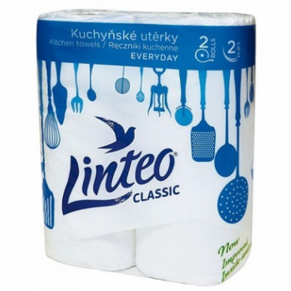 Utěrka kuchyňská 2-vrstvá LINTEO (50 útržků) 2 ks