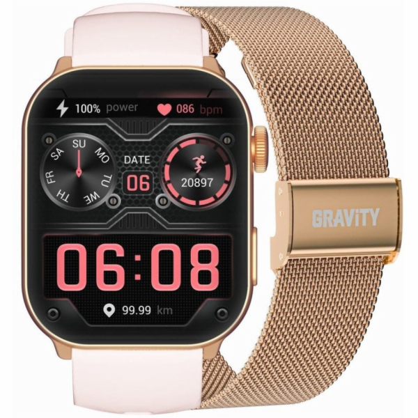 Gravity CHYTRÉ HODINKY UNISEX GT28-6 - BLUETOOTH HOVORY, ...