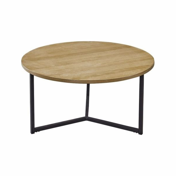 King Home Stůl RHONDA GRANDE, ořech - MDF, kov