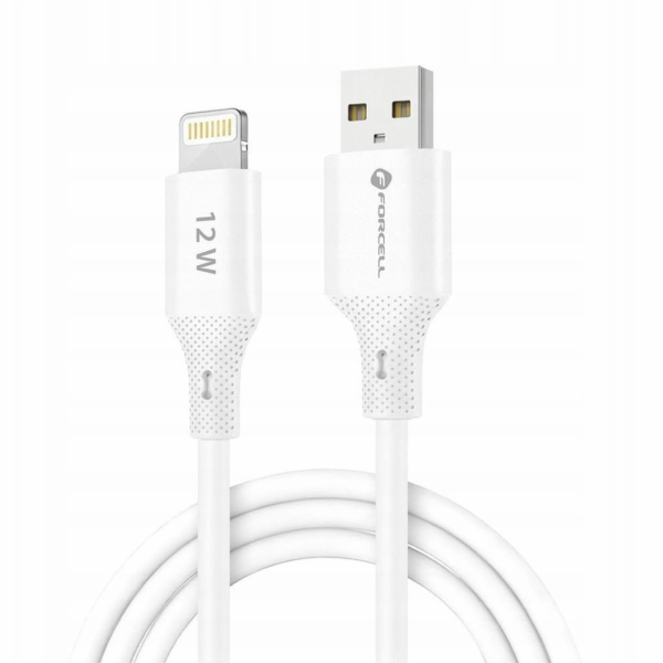ForCell Silikonový kabel F-Energy 2,4A 12W USB A na Light...