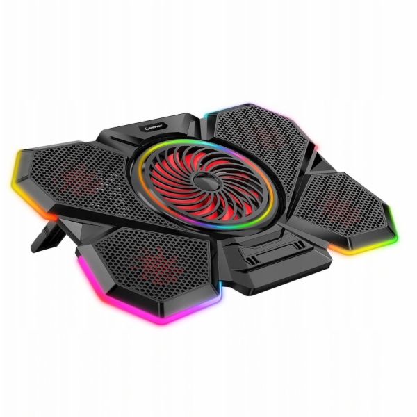 Rampage Chladicí podložka pro notebooky 9-17 Coolflow RGB...