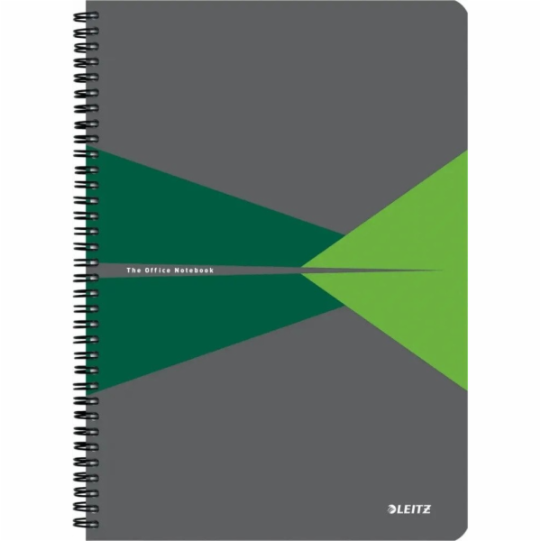 Leitz Kancelářský zápisník A4, čtvereček, zelený