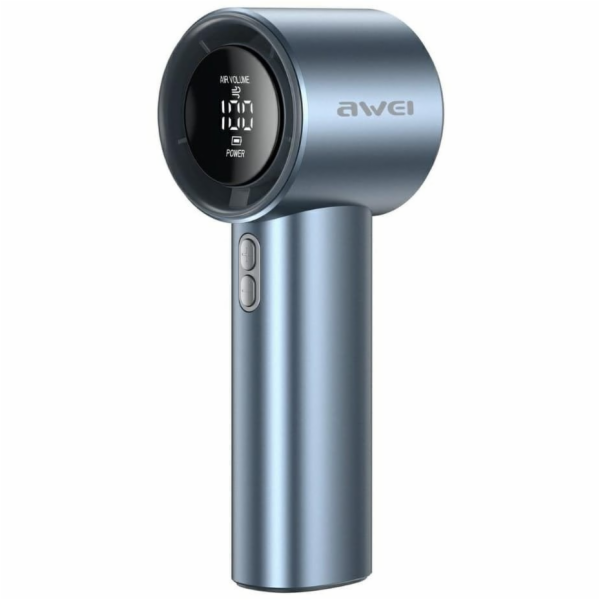 Awei F38 MINI ruční ventilátor modrý