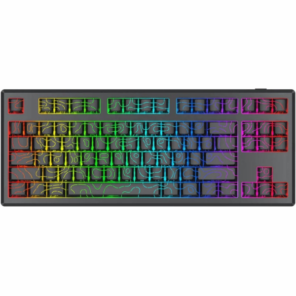 Redragon Klávesnice K737 Uranus Pro Silky Frost s lineárn...