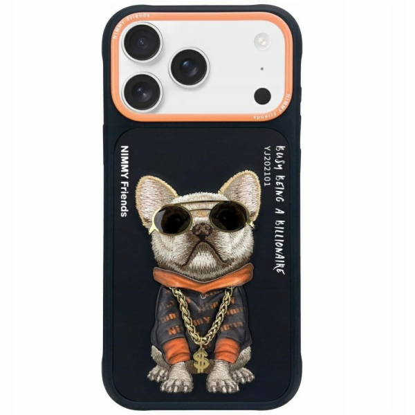 Nimmy Pouzdro Glasses Cool Dog pro iPhone 17 černé