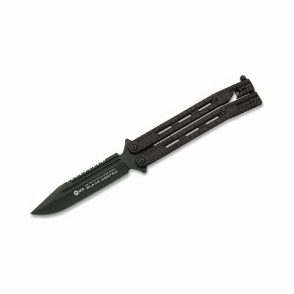 K25 Motýlí nůž K25 36214 Balisong černý univerzální