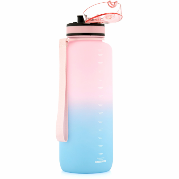 Meteor Sportovní láhev 1500 ml růžovo-modrá