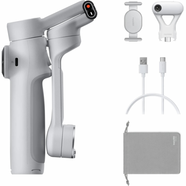 Insta360 Balíček s AI trackerem Flow 2/ Kamenně šedá